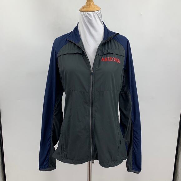 Nike Jacket Womens S Small Arizona Wildcats Full Zip Windbreaker Track Vented - Picture 2 of 15